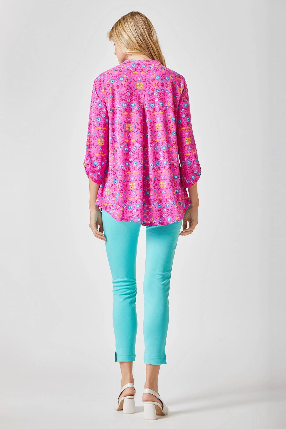 3/4 Sleeve Printed LIZZY Top