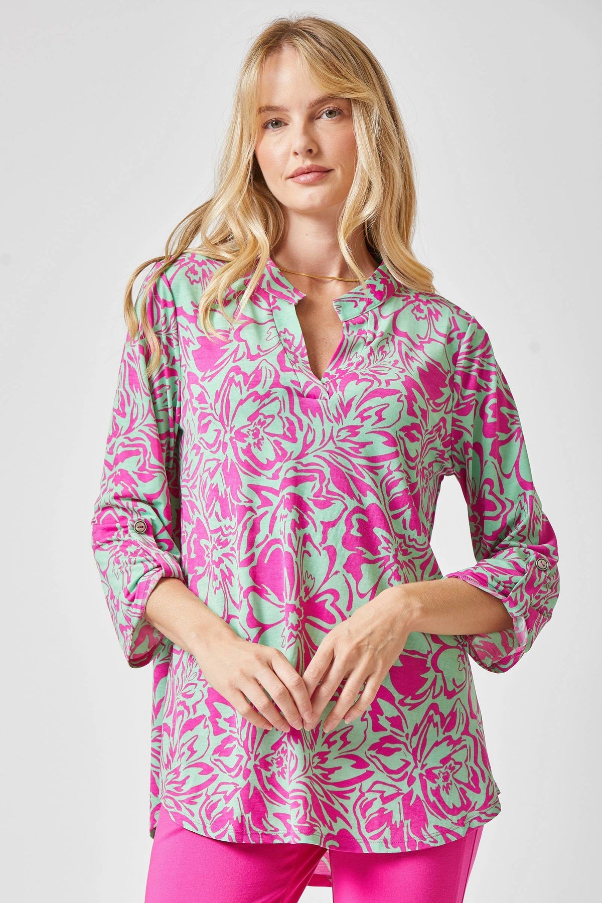 3/4 Sleeve Wrinkle-Free LIZZY Blouse`