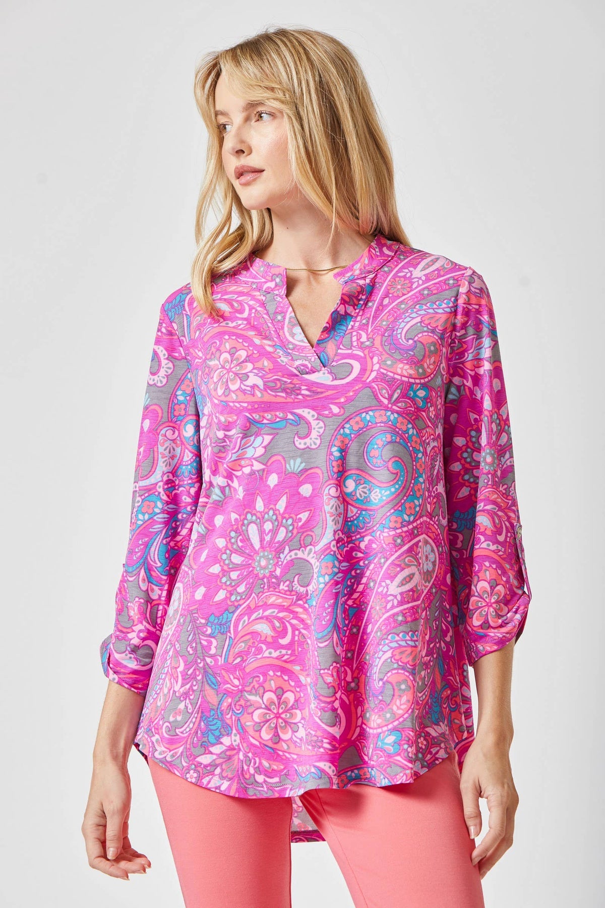 3/4 Sleeve Printed LIZZY Top