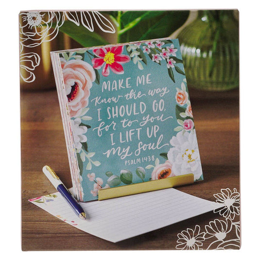 Scripture Cards w/Stand Floral