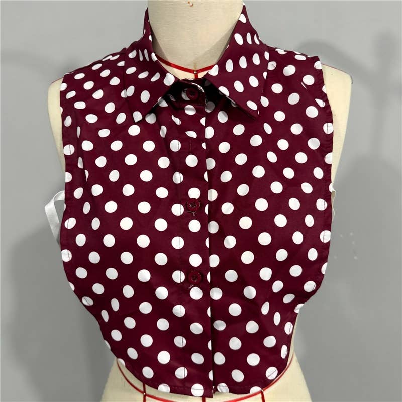 Diamond Studded Detachable Shirt Collar