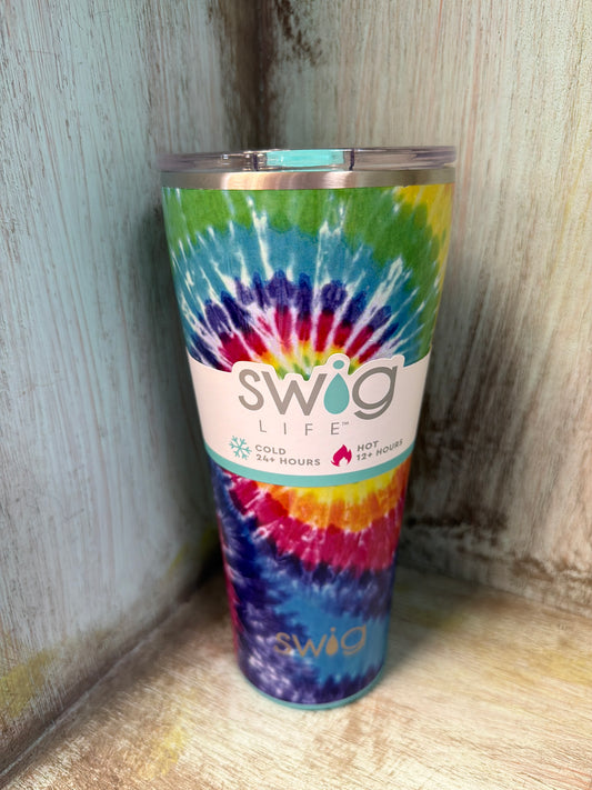 32oz Tumbler Swirled Peace