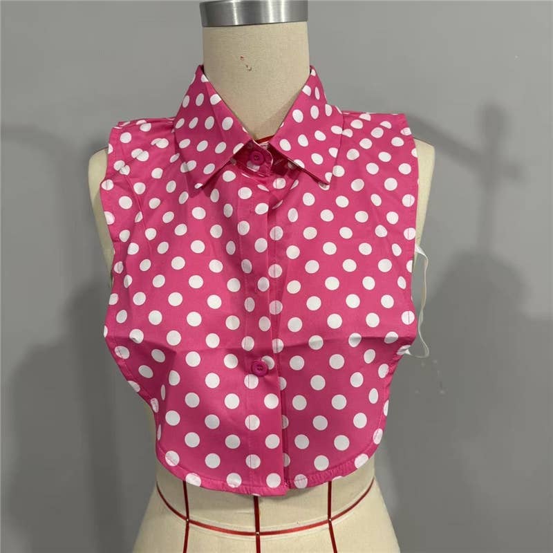 Diamond Studded Detachable Shirt Collar