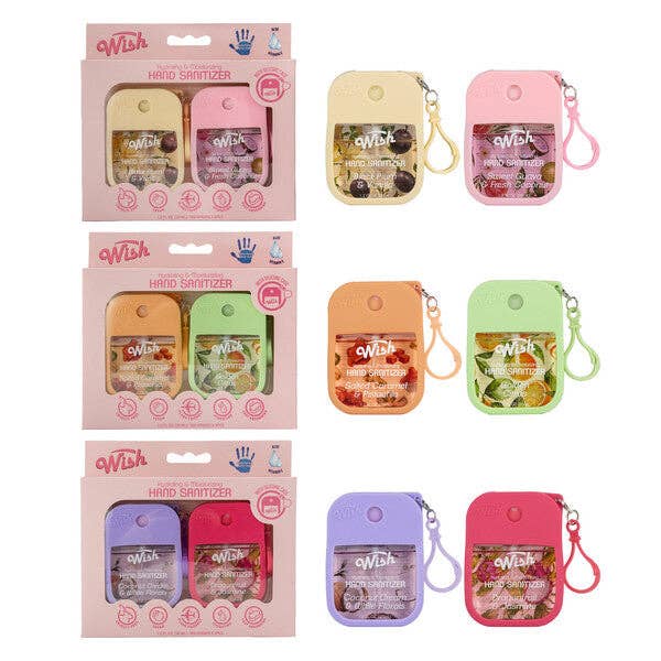 Trio Fragrance Sanitizer Case, 24ct Assorted 1.2oz