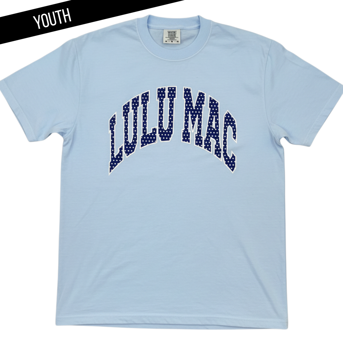 KD-PD-1001 Dot Chambray Youth Comfort Colors Tee