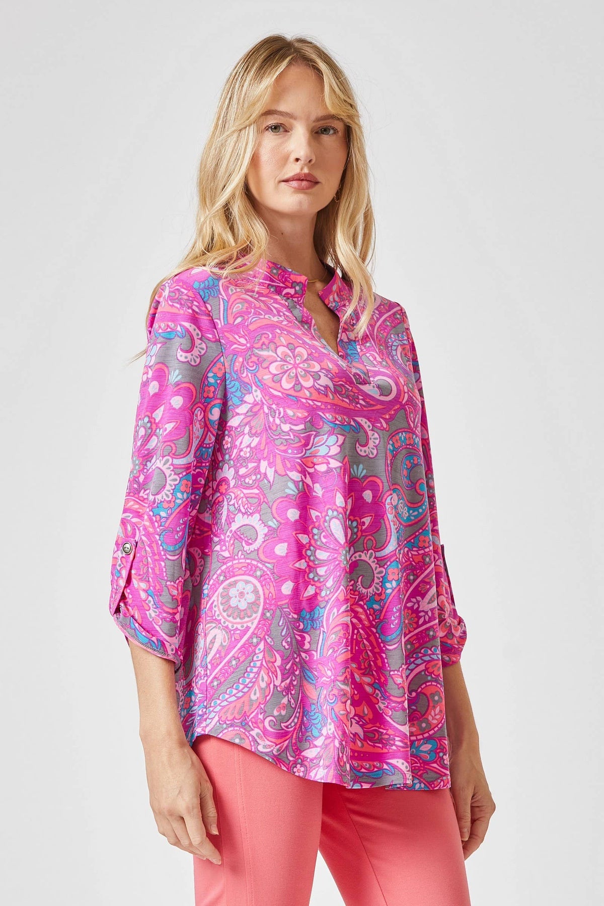 3/4 Sleeve Printed LIZZY Top