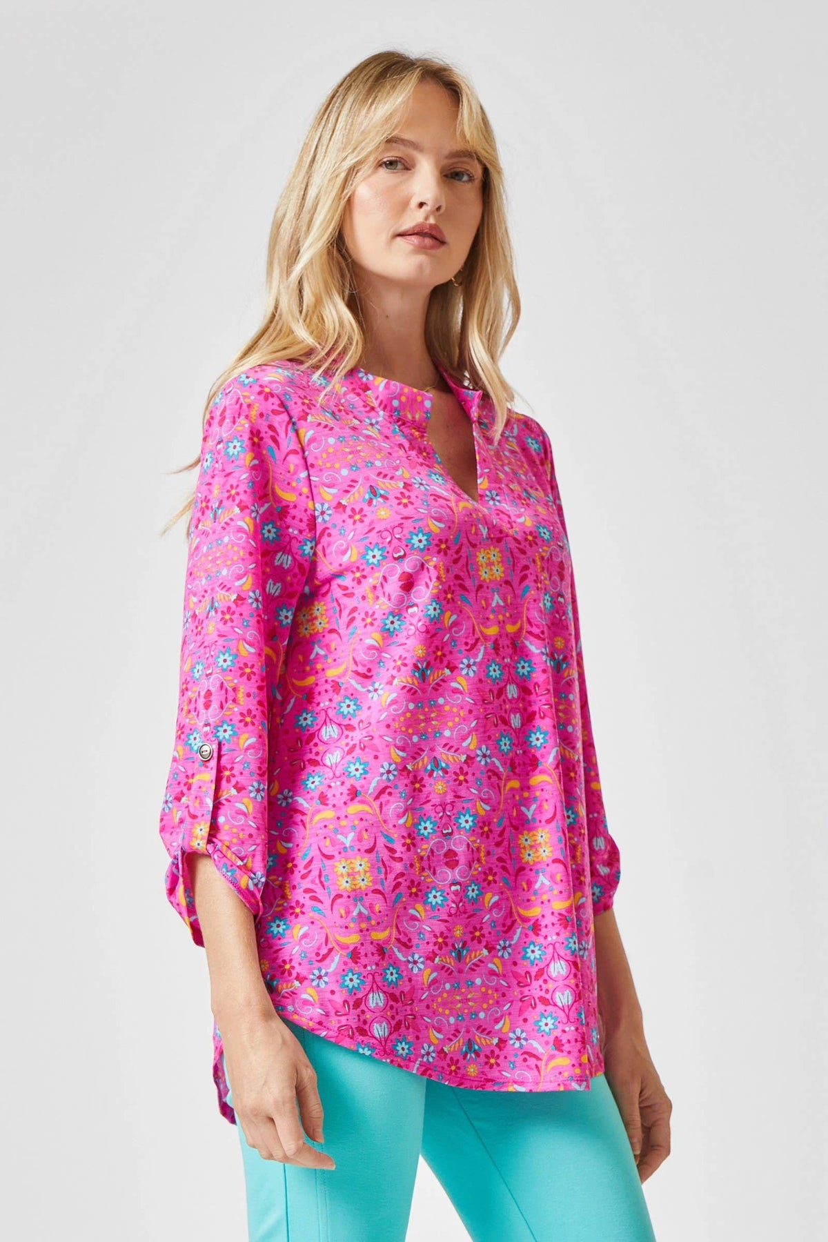 3/4 Sleeve Printed LIZZY Top