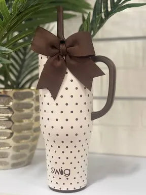 Mocha Dots Mega Mug 30oz  NEW: SEP