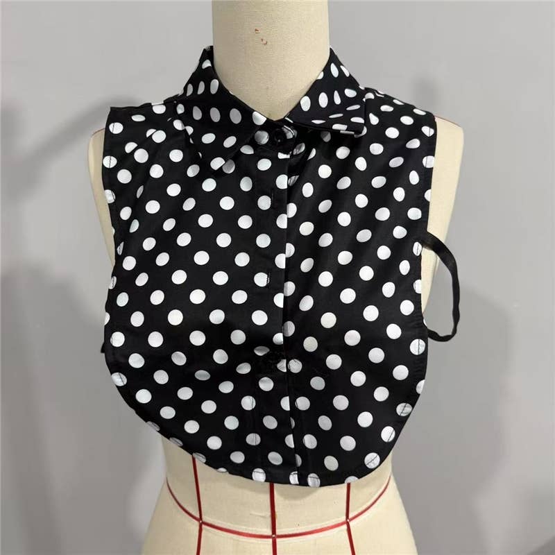Diamond Studded Detachable Shirt Collar