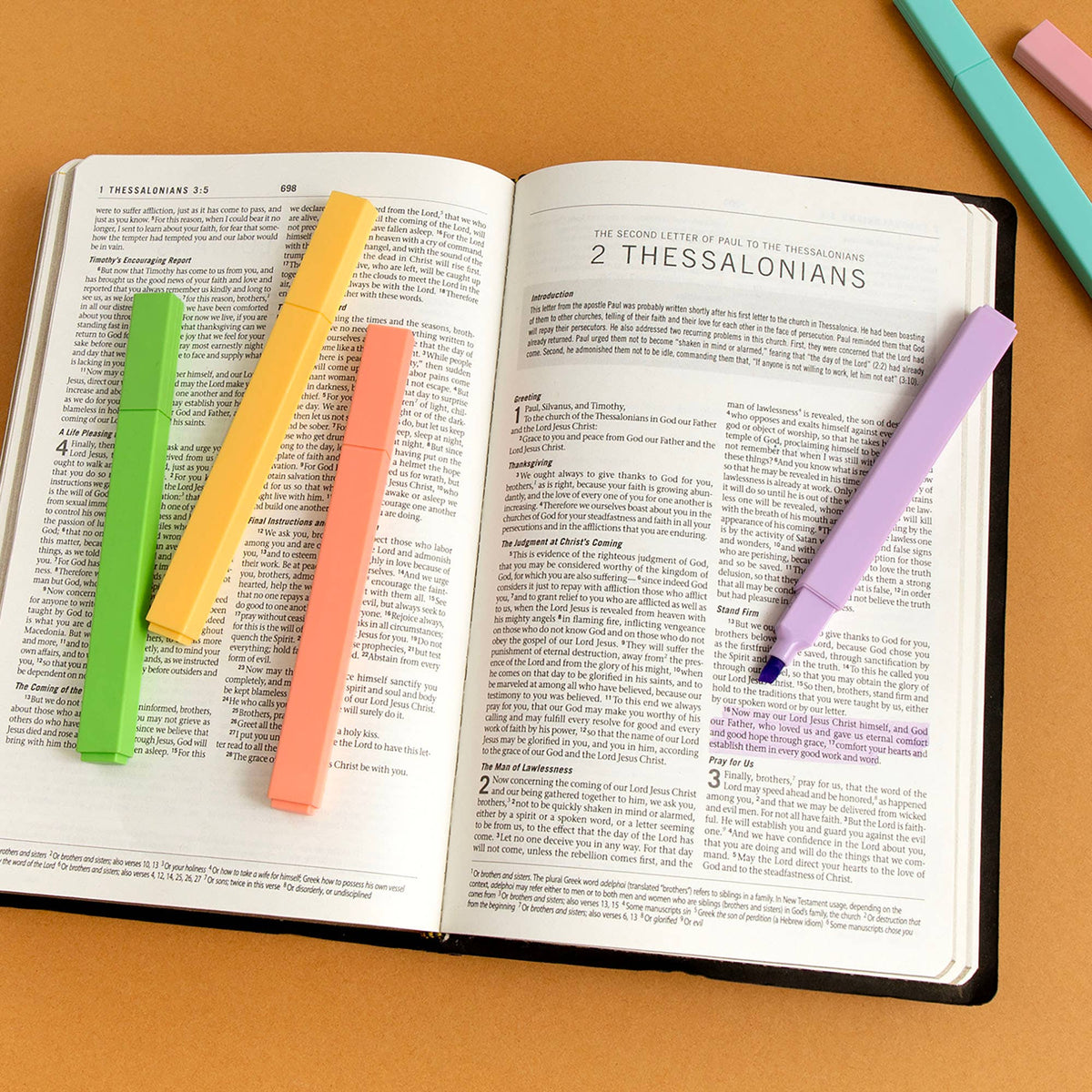 Radiant Highlights – Bible Study Highlighter Set of 6 Colors
