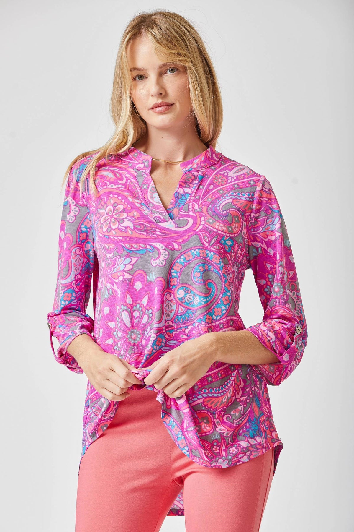 3/4 Sleeve Printed LIZZY Top