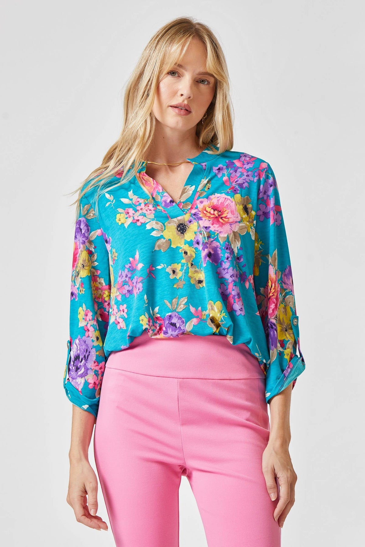 3/4 Sleeve Printed LIZZY Top