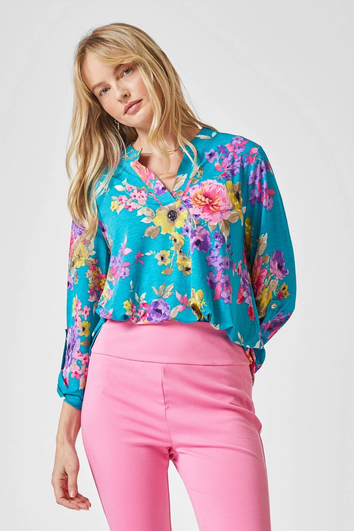 3/4 Sleeve Printed LIZZY Top