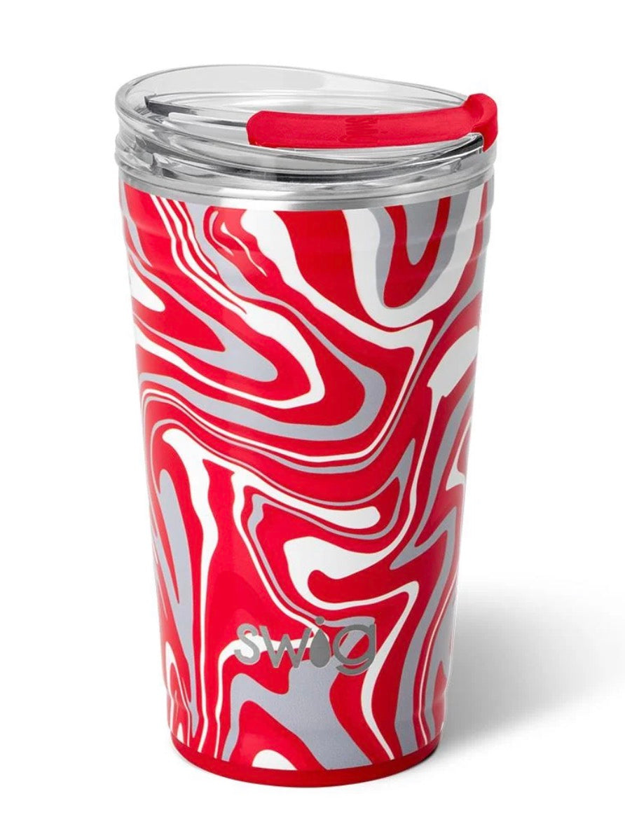 24oz Party Cup Fanzone Red+Grey