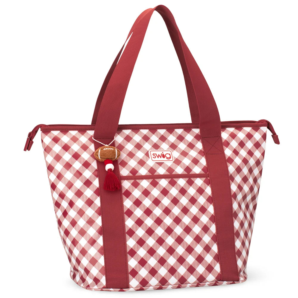 Zippi 36 Cooler Gameday Gingham Crimson
