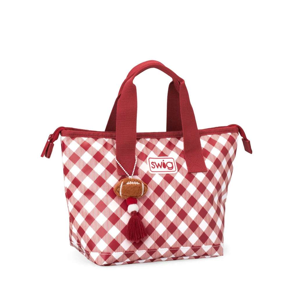 Lunchi Lunch Bag Gameday Gingham Crimson