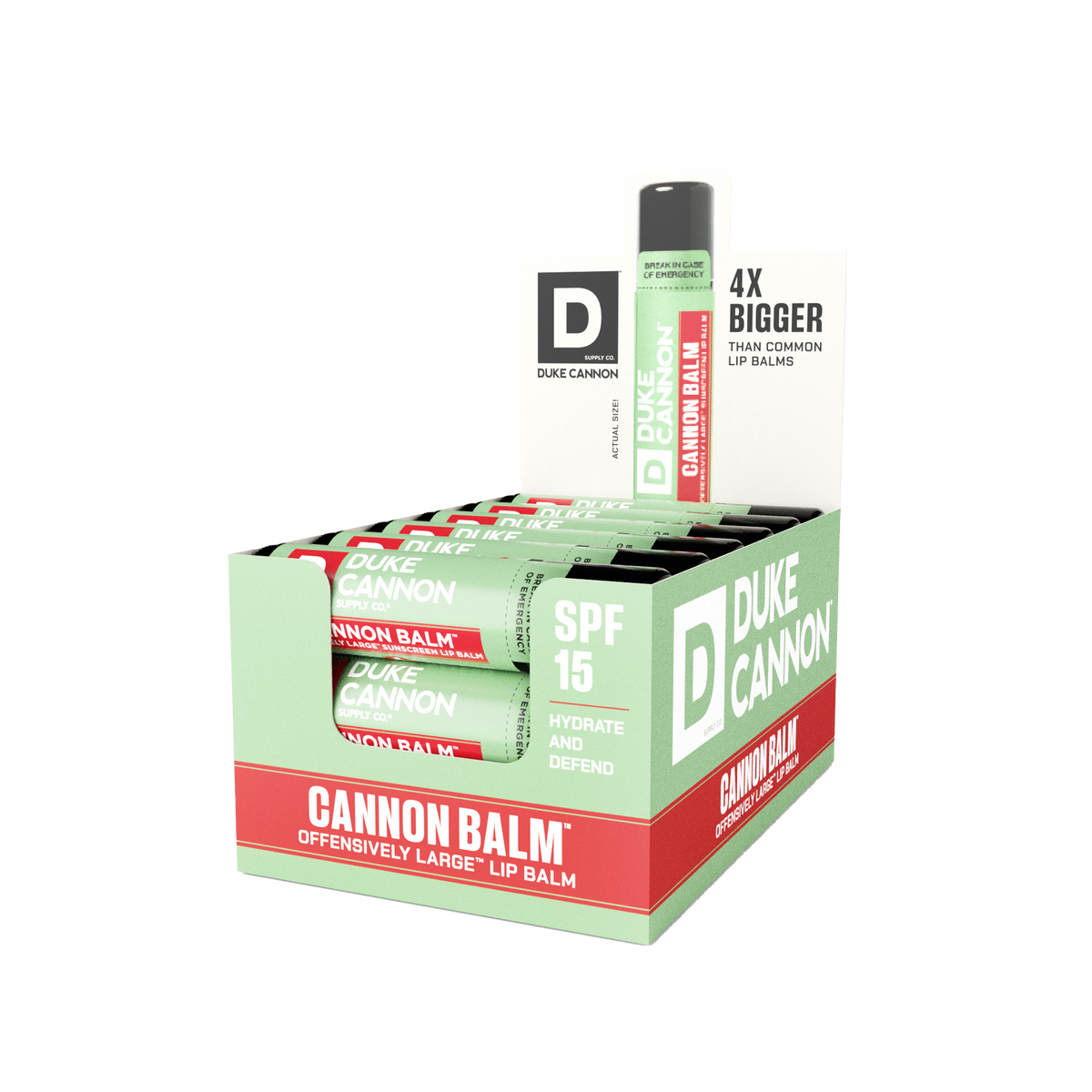 Cannon Balm Lip Balm SPF15 Counter Display