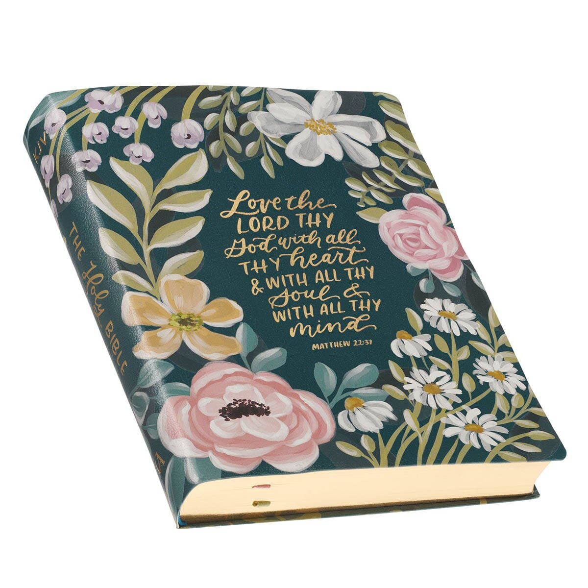 KJV LP Note Bible LP Faux Leather Love The Lord Matt 22:37