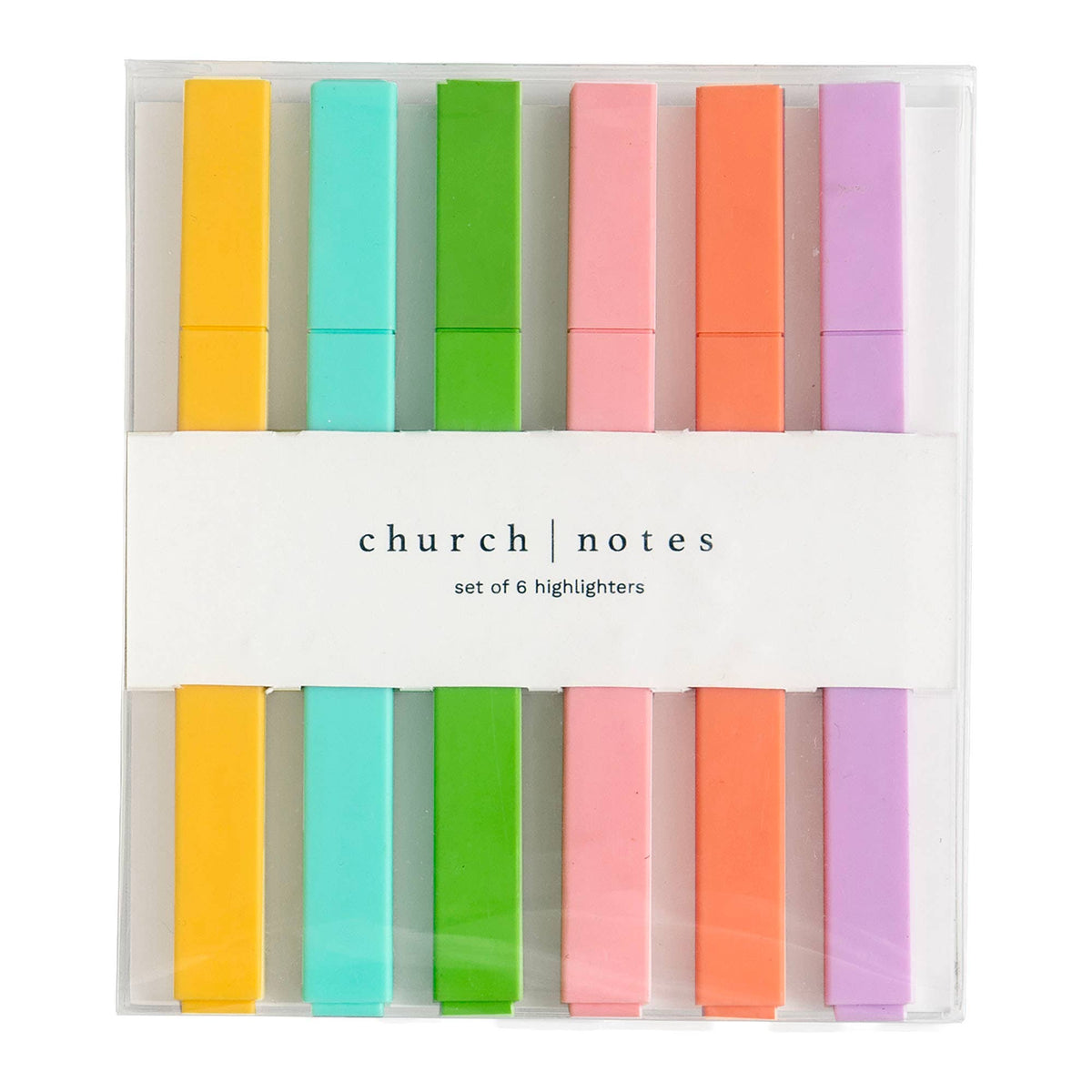 Radiant Highlights – Bible Study Highlighter Set of 6 Colors