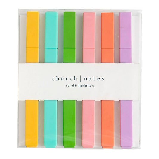 Radiant Highlights – Bible Study Highlighter Set of 6 Colors
