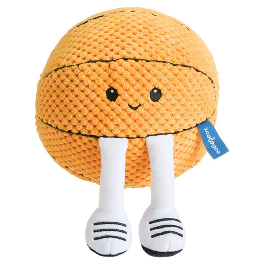 Smiley Basketball Plush with Dangling Legs