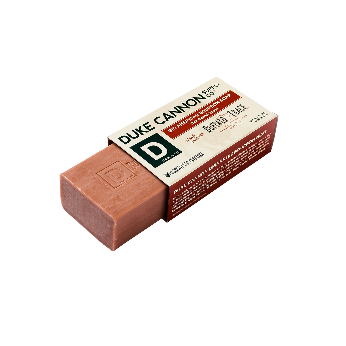 Big American Buffalo Trace Bourbon Bar Soap
