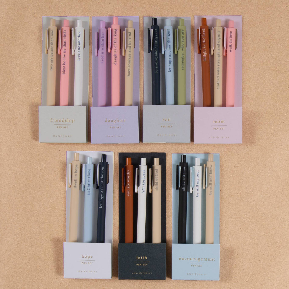 Friendship Bible Study Pen Set