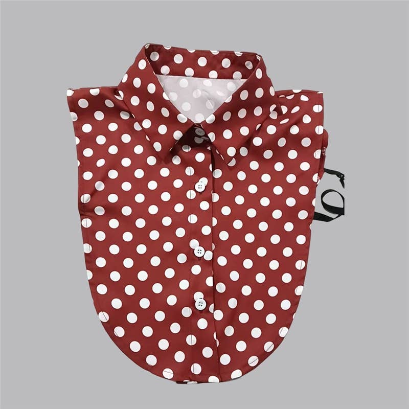 Diamond Studded Detachable Shirt Collar