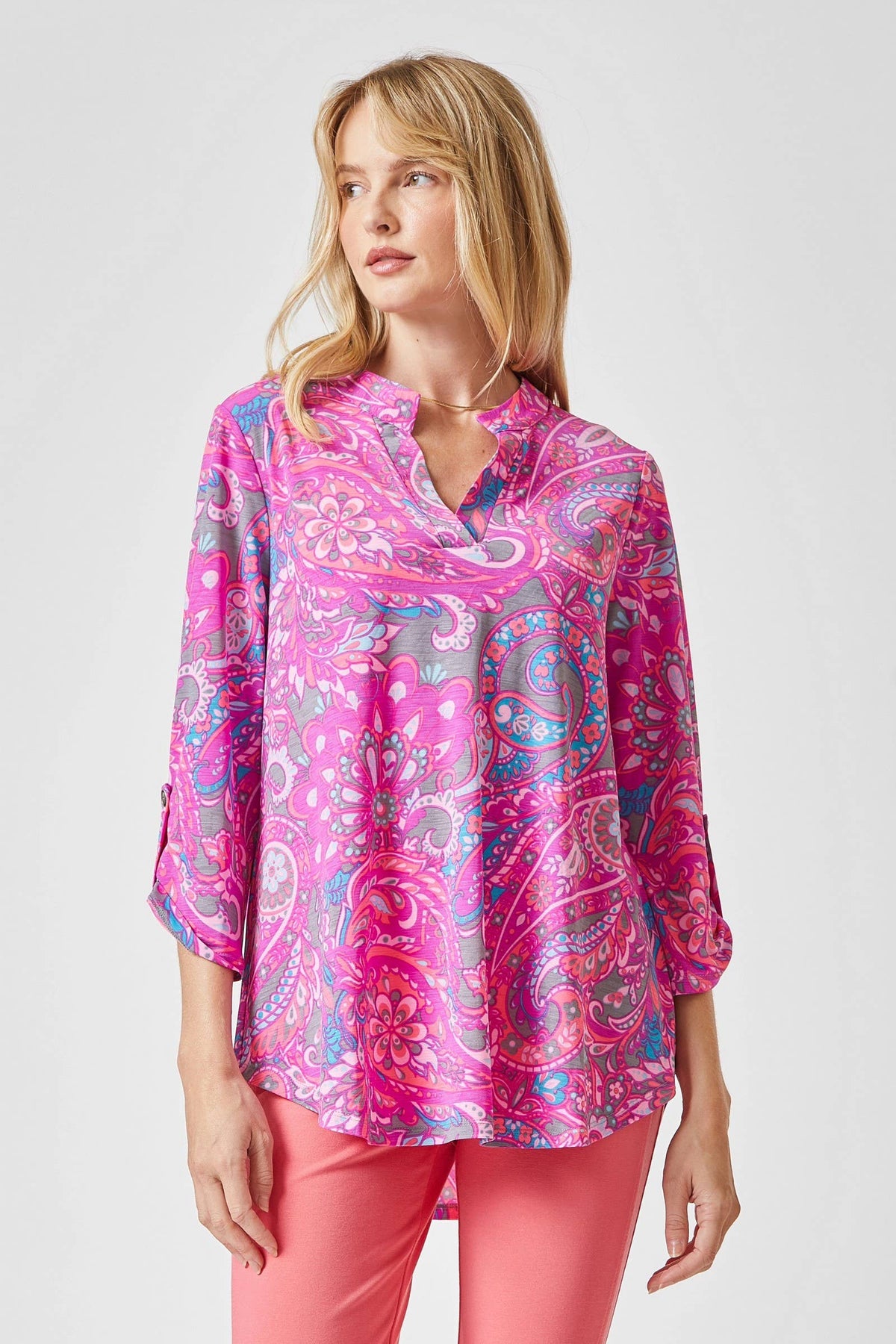 3/4 Sleeve Printed LIZZY Top