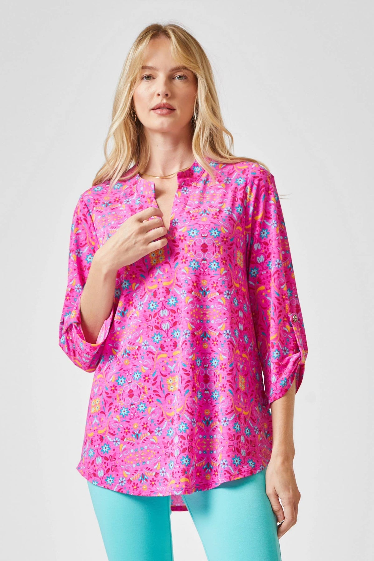 3/4 Sleeve Printed LIZZY Top