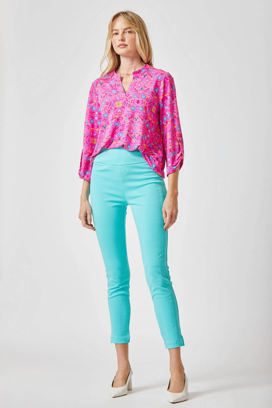 3/4 Sleeve Printed LIZZY Top