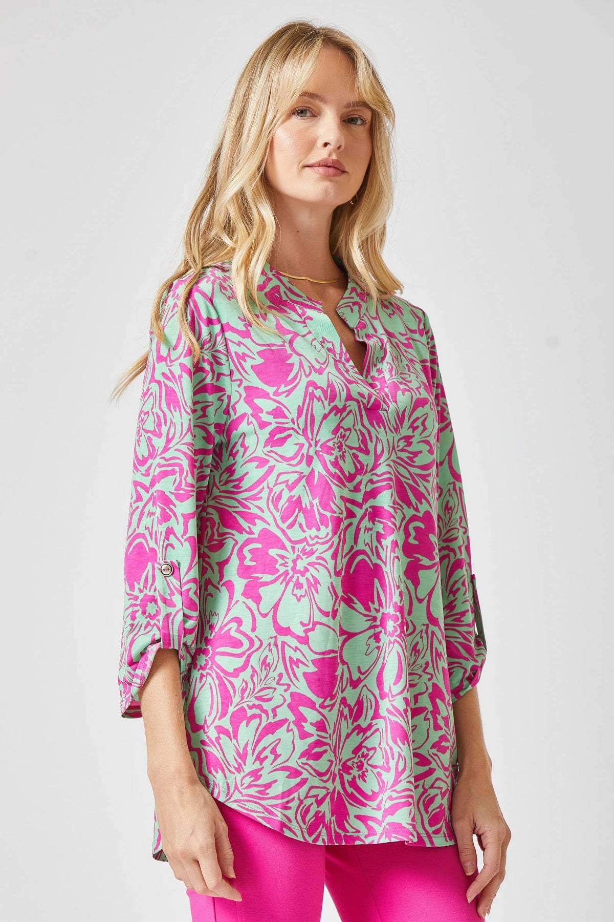 3/4 Sleeve Wrinkle-Free LIZZY Blouse`