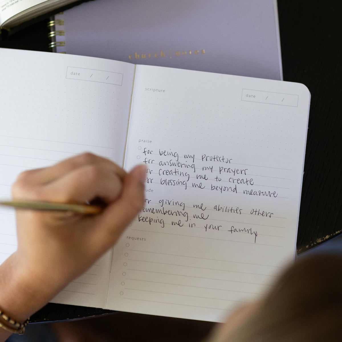 Guided Prayer & Reflection Journal - Blush