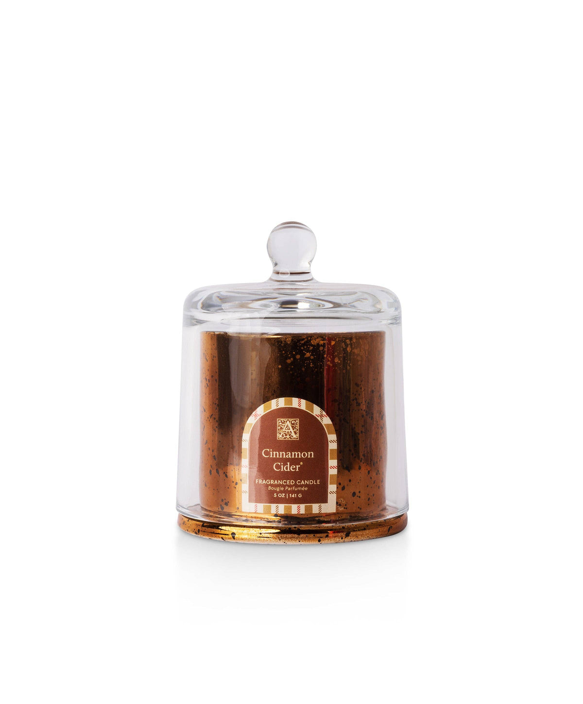 Cinnamon Cider - Plaid Cloche Candle - 4 EA