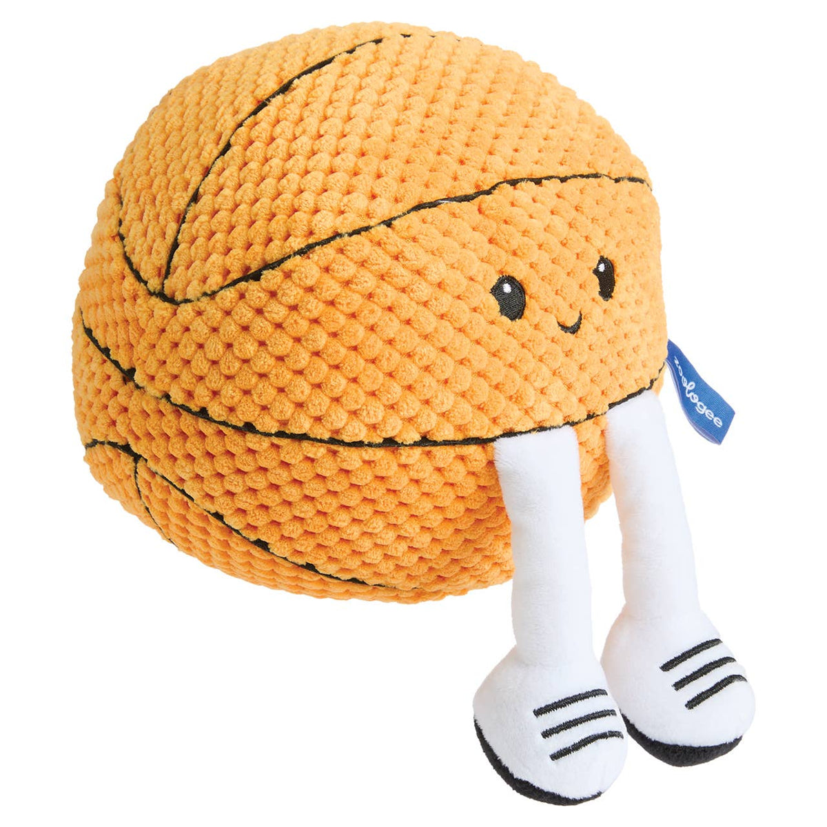Smiley Basketball Plush with Dangling Legs