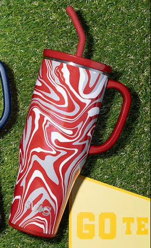 Mega Mug 40oz Fanzone Red + Grey