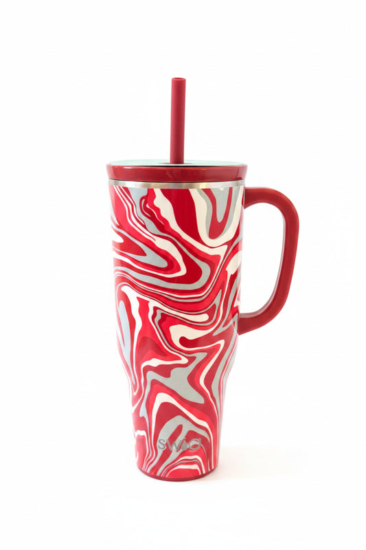 Mega Mug 40oz Fanzone Crimson + Grey