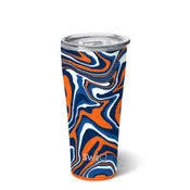 32oz Tumbler Fanzone Navy + Orange