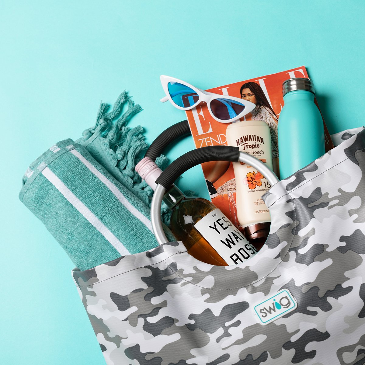 Swig Incognito Camo Loopi Tote Bag